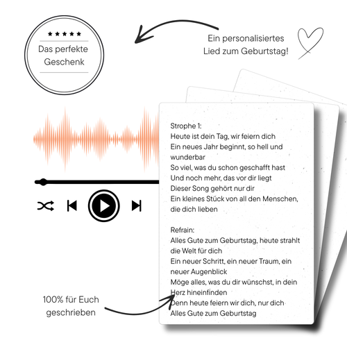 Personalisiertes Geburtstagslied
