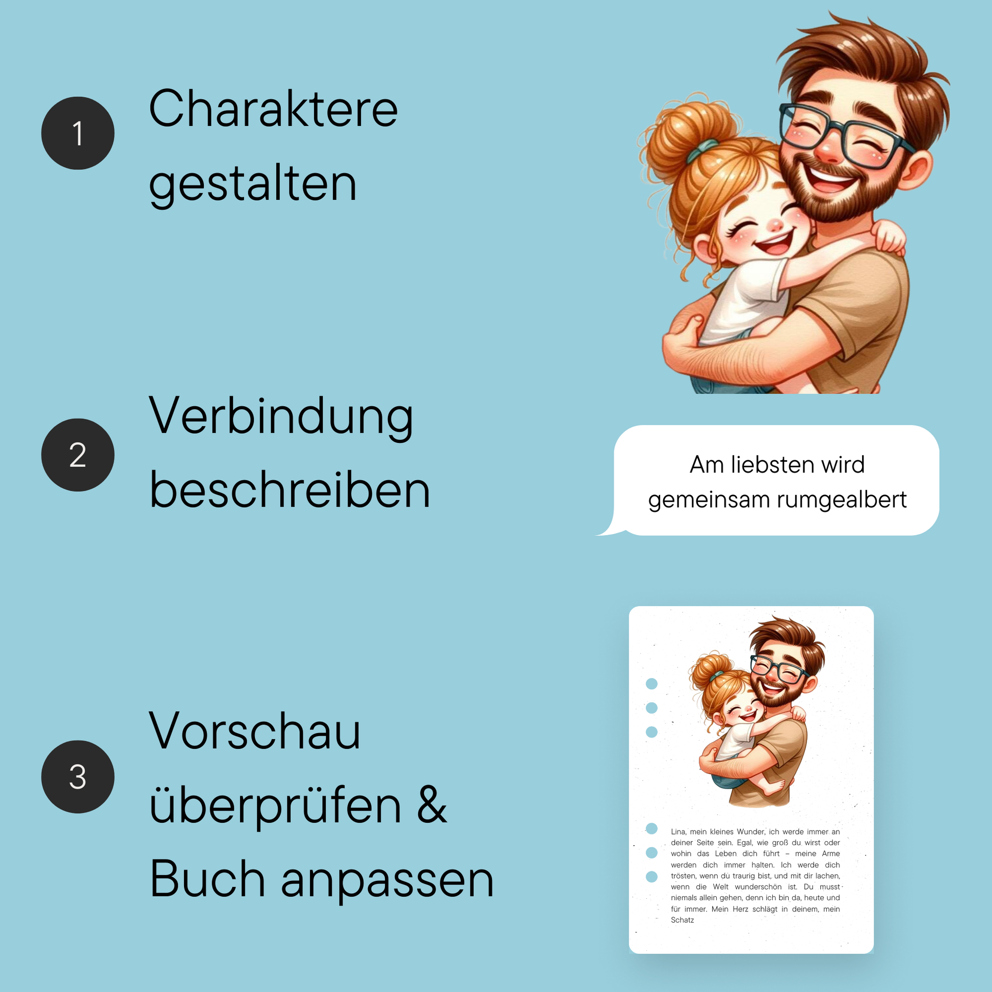 Papa & Kind: Für immer ein Team - DreamyTales