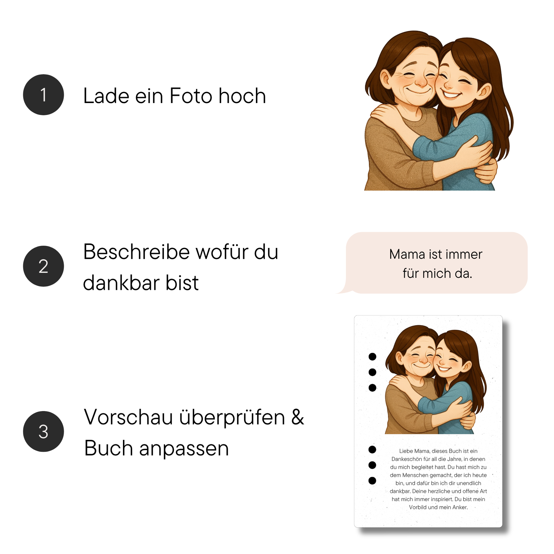Du bist die beste, Mama | Geschenk für Mama | Personalisiertes Mama Buch zum 60. Geburtstag
