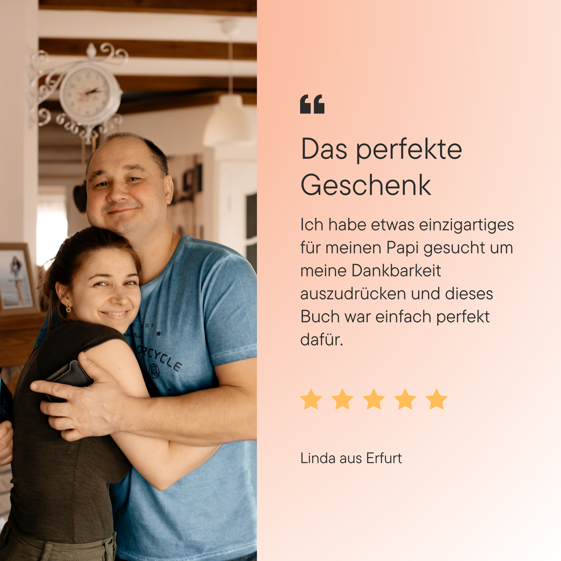 Danke für alles, Papa I Personalisiertes Buch für Papa - DreamyTales