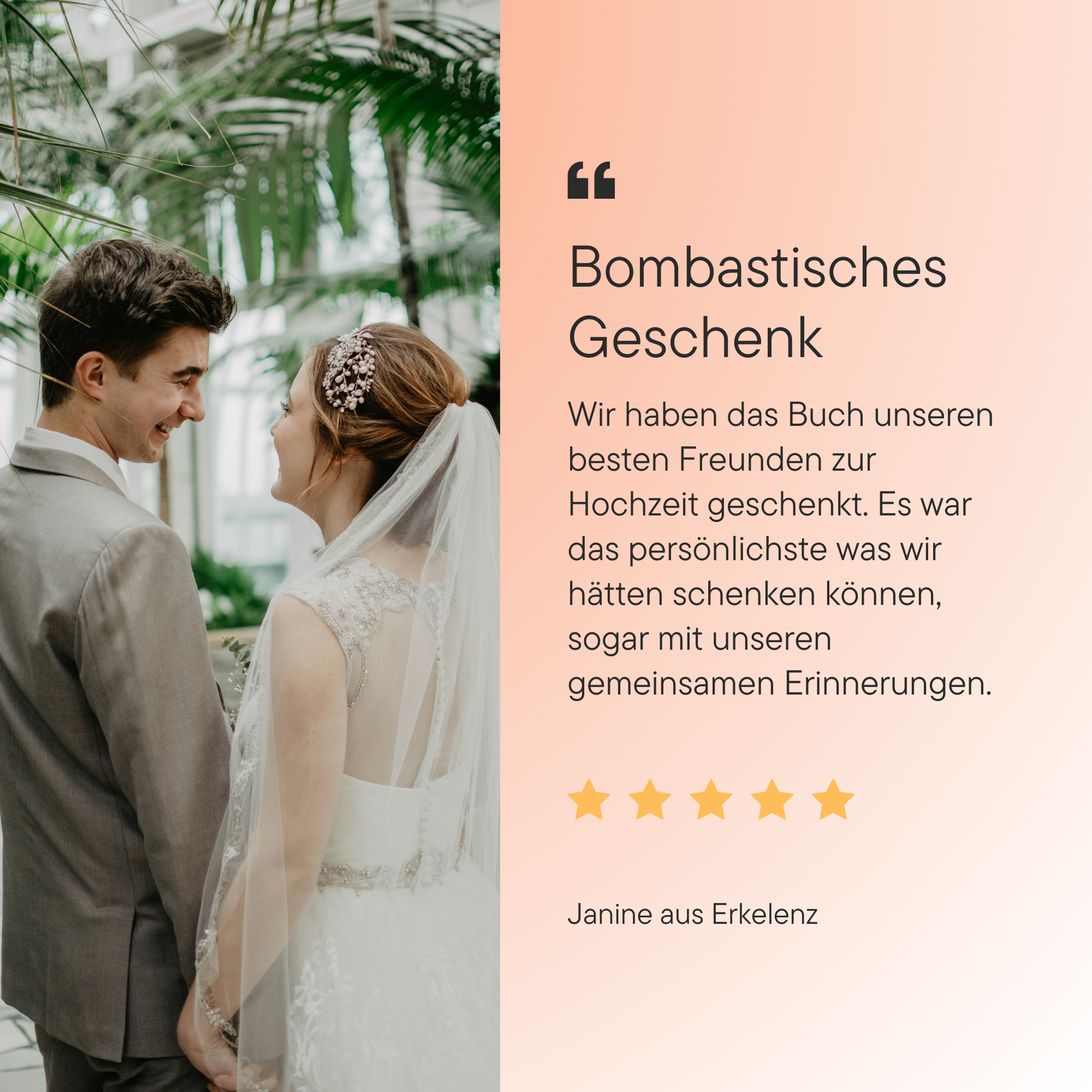 Personalisiertes Hochzeitsbuch Geschenk - DreamyTales