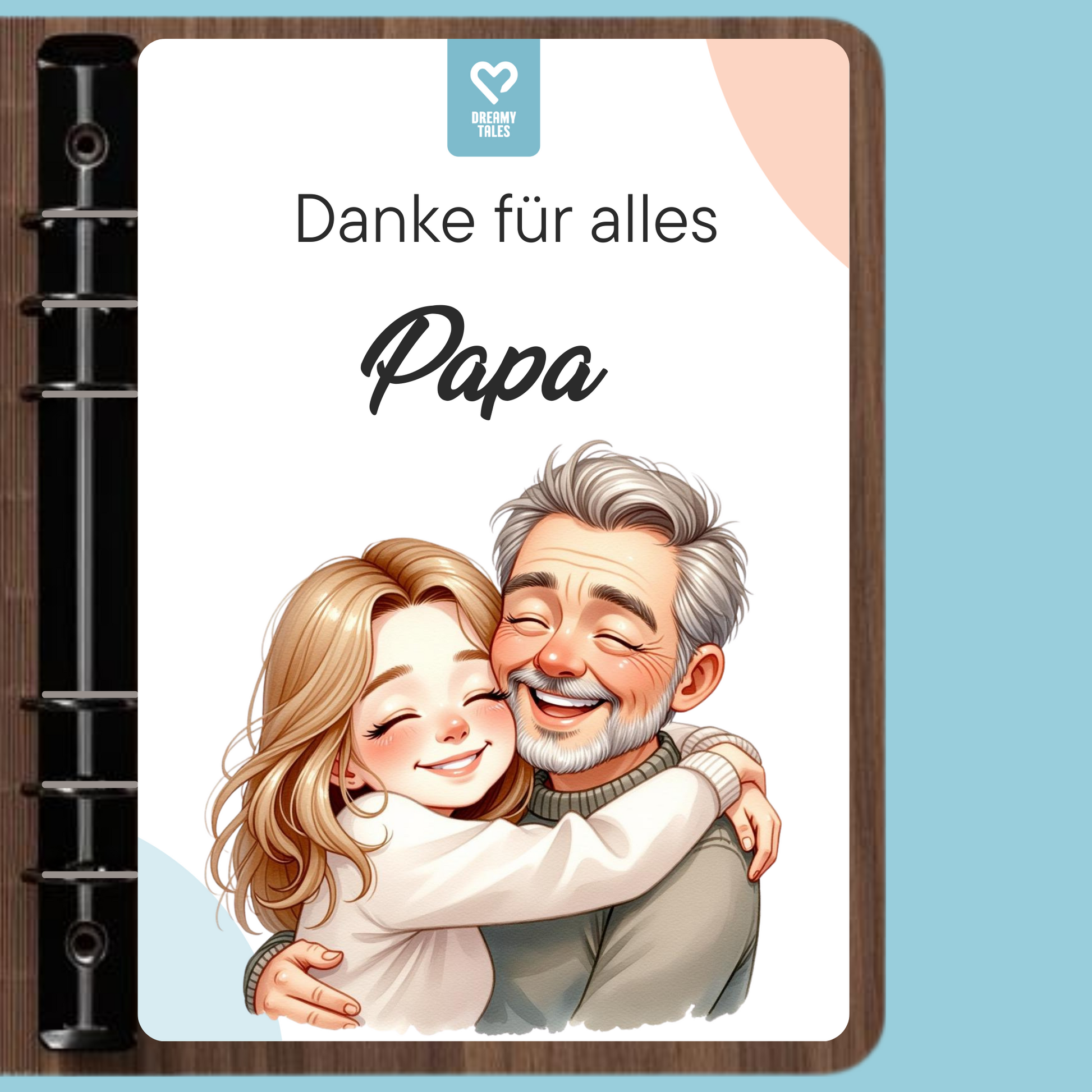 Danke für alles, Papa I Personalisiertes Buch für Papa - DreamyTales
