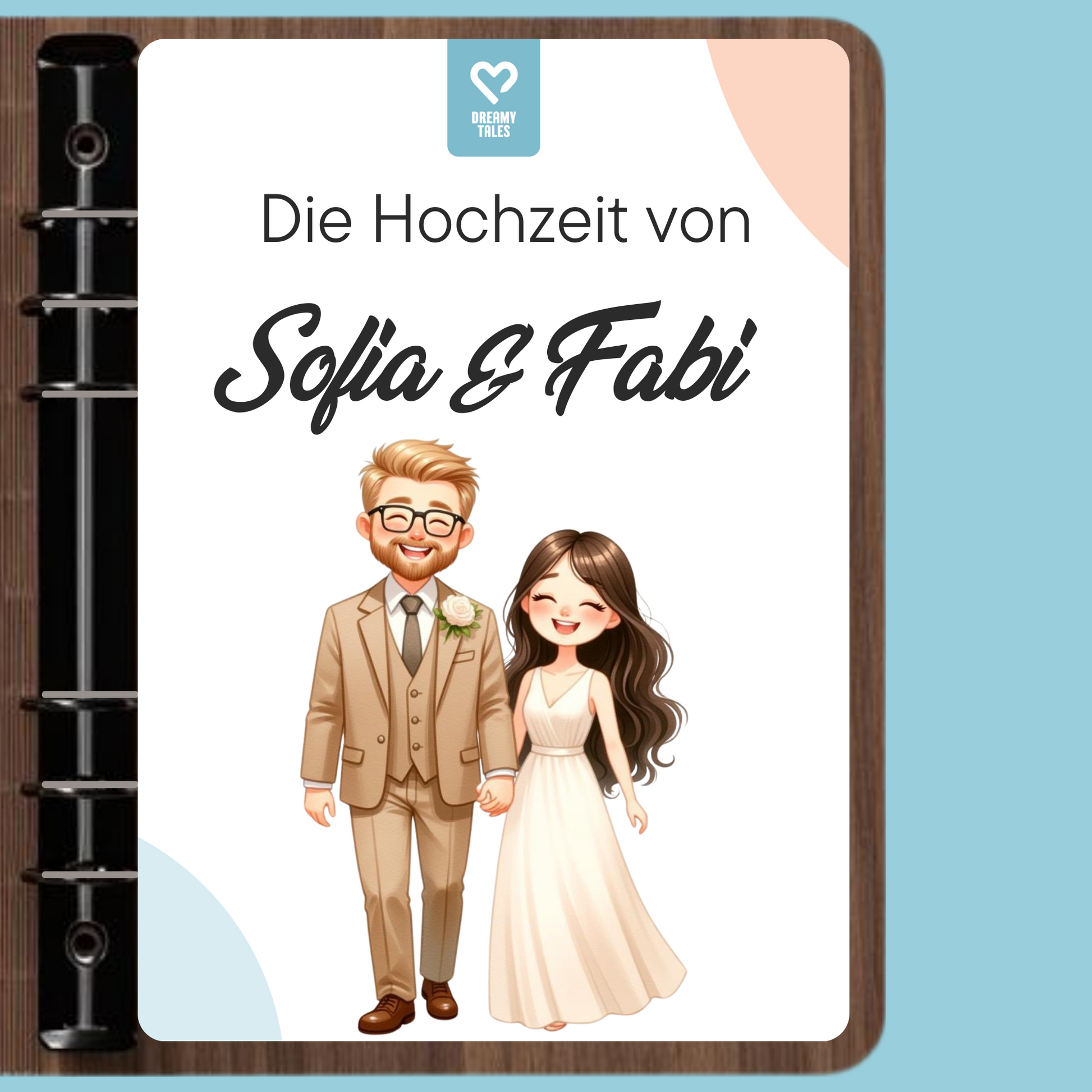 Personalisiertes Hochzeitsbuch Geschenk - DreamyTales