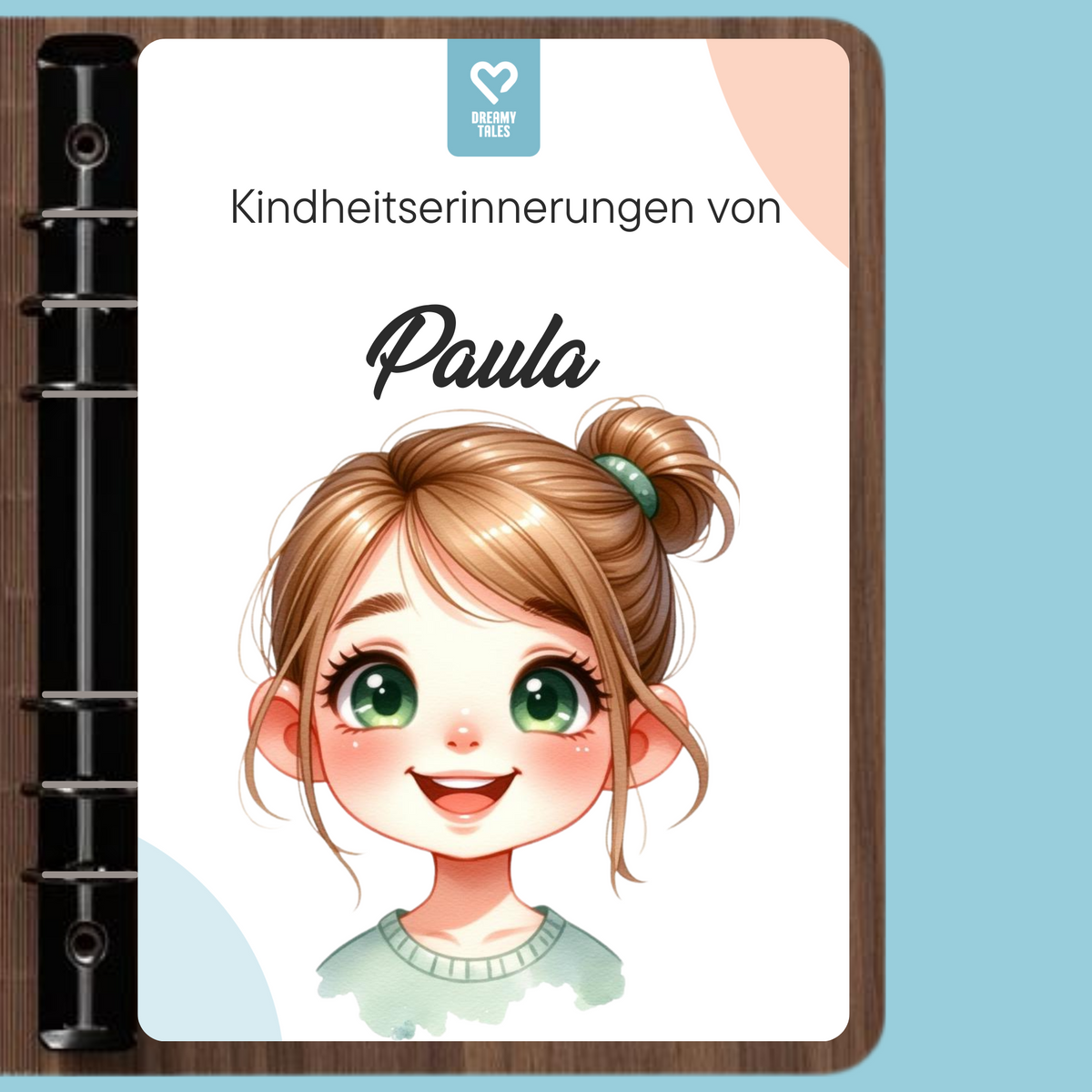 Erinnerungsbuch für Kinder (2-6 Jahre) - DreamyTales