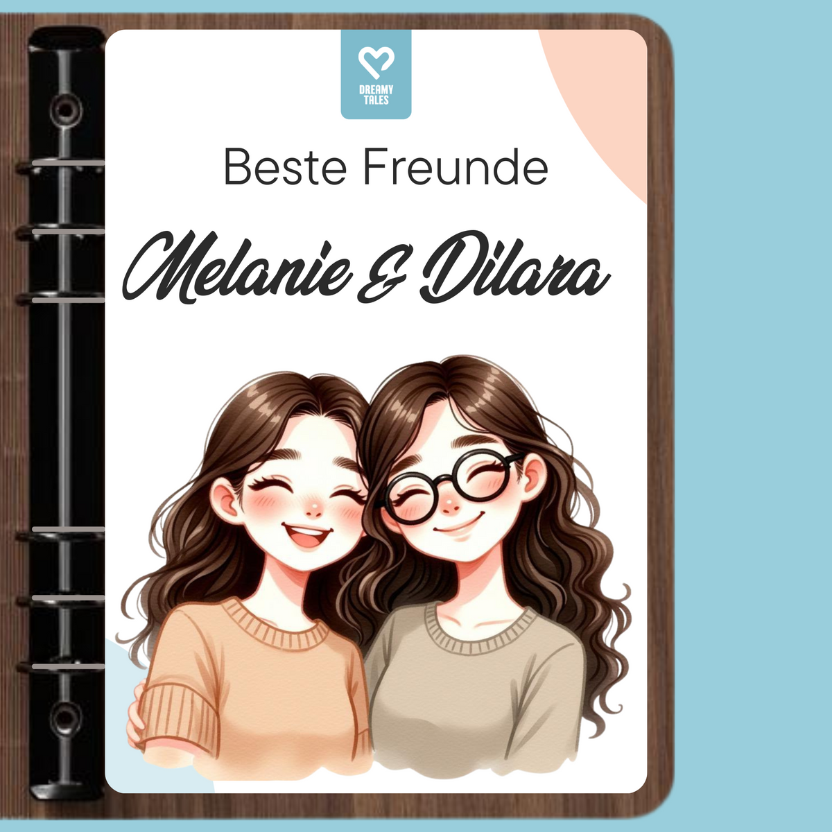 Beste Freunde: Durch Dick und Dünn I Personalisiertes Freundebuch - DreamyTales