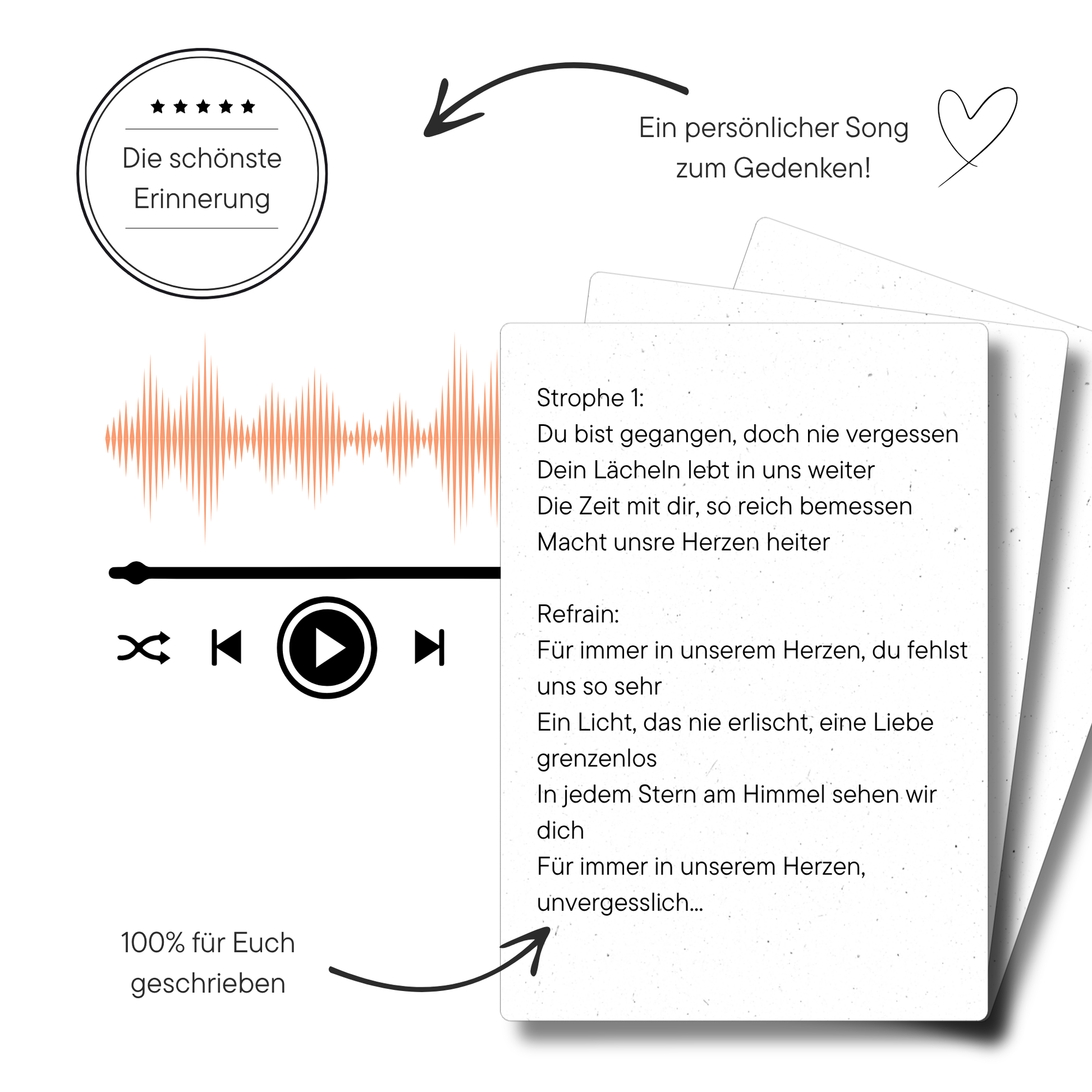 Für immer in unseren Herzen