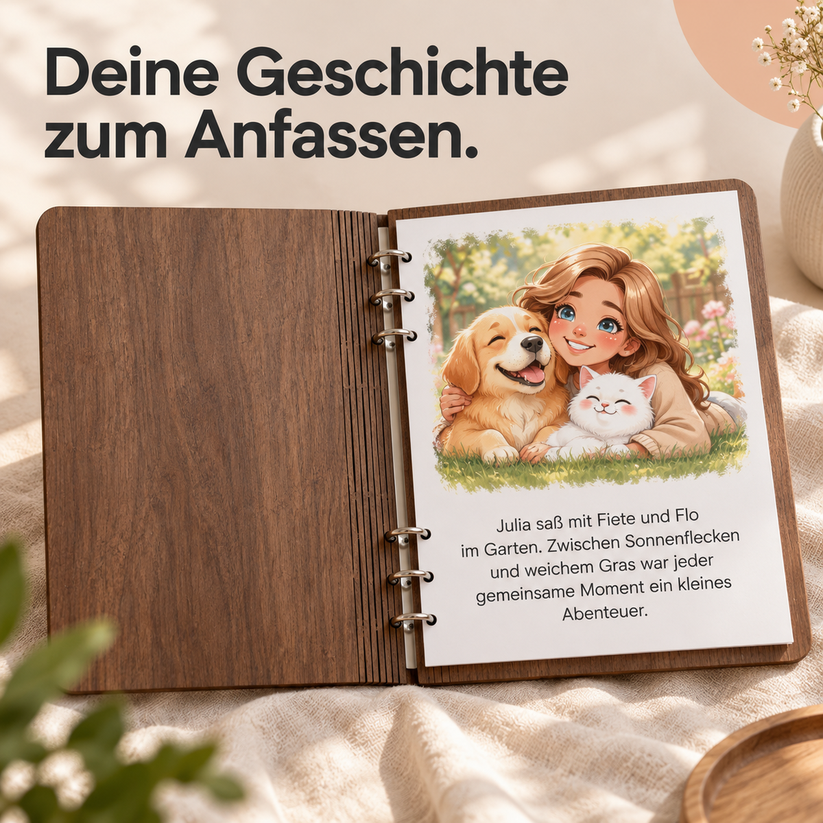 Personalisiertes Buch mit Hund oder Katze: Produktbild 2
