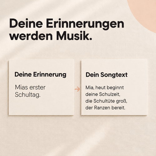 Personalisiertes Lied zur Einschulung: Produktbild 2