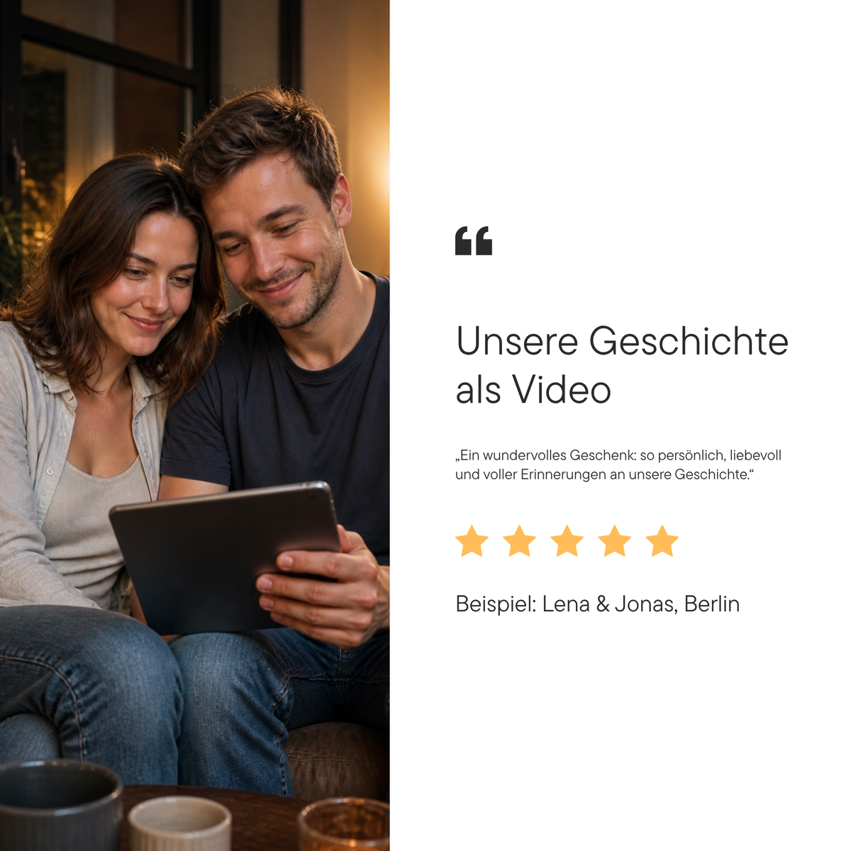 Eure Liebesgeschichte als Video – Produktbild 4