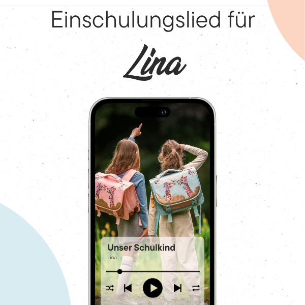 Personalisiertes Lied zur Einschulung Produktbild 1