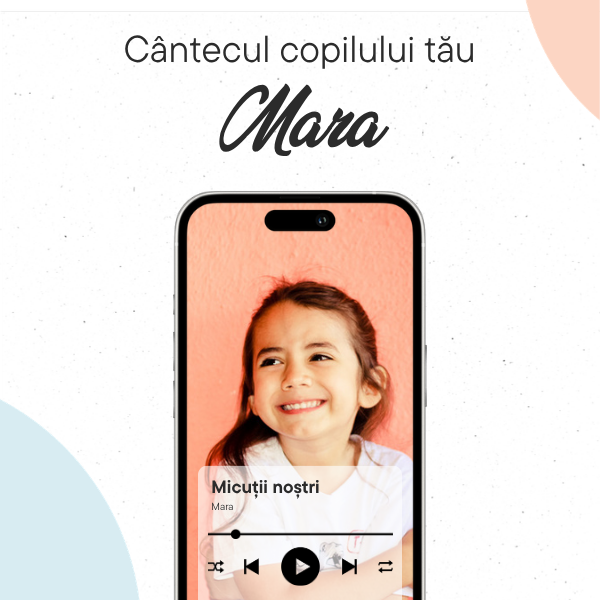 Cântec personalizat pentru copii - imagine produs 1 (Canva preview temporar)