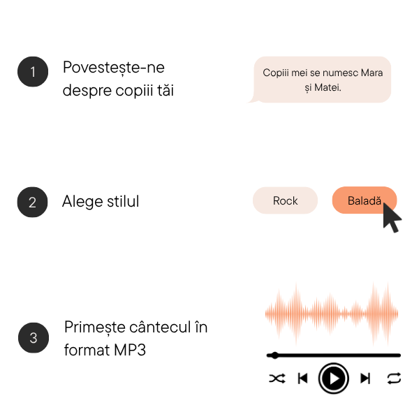 Cântec personalizat pentru copii - imagine produs 3 (Canva preview temporar)